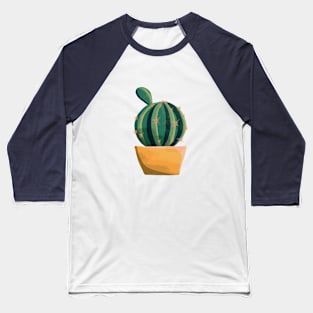 Cactus Plant Design Baseball T-Shirt